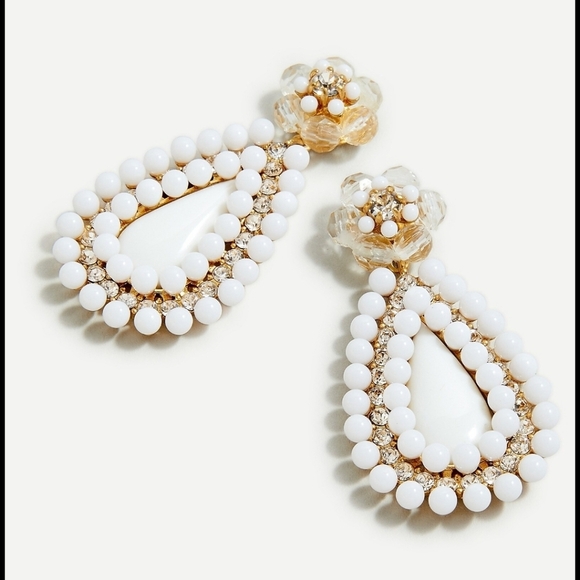 J. Crew Jewelry - J Crew Flower Teardrop Earrings